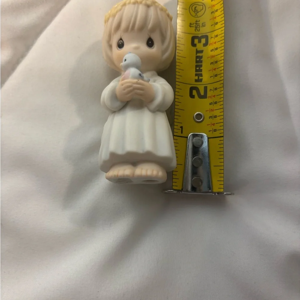 1999 Precious Moments Porcelain Ornament  May Your Wishes For Peace Take Wing
